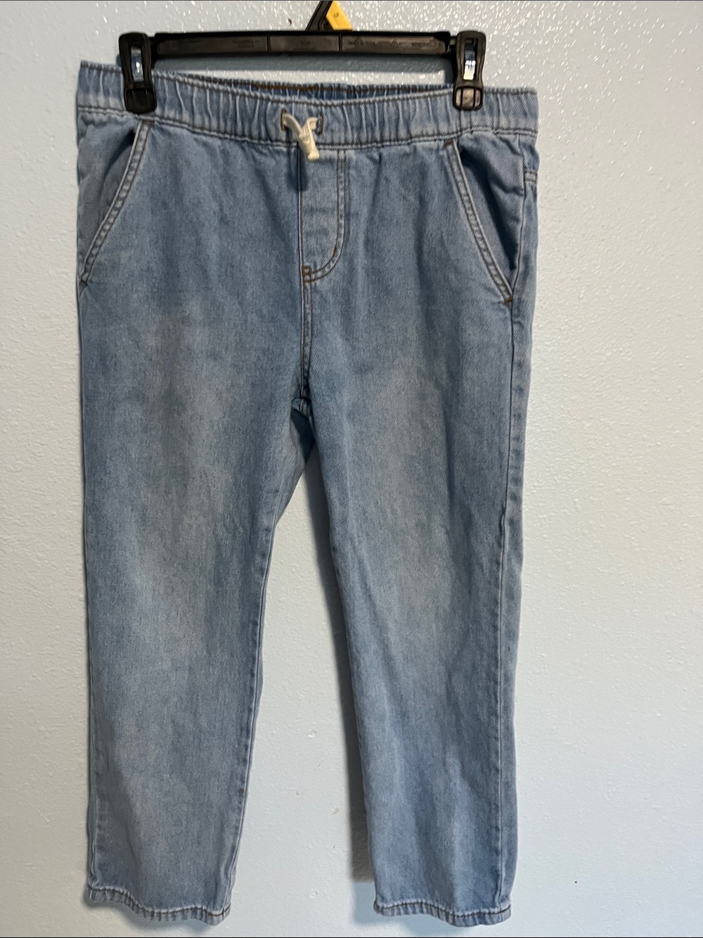 Cat & Jack Light Blue Kids Denim Jogger Jeans 12 Husky